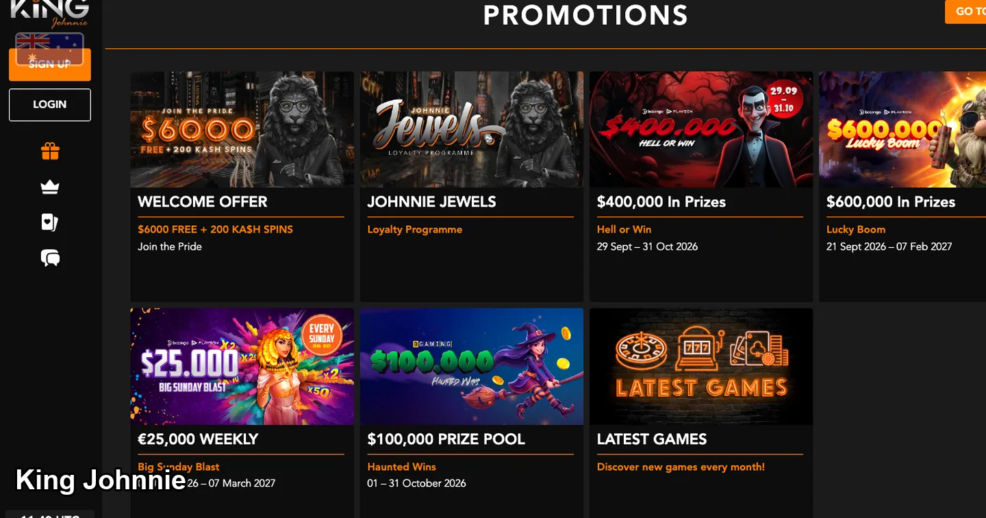 games and slots – King Johnnie: King Johnnie support channels